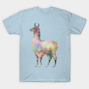 Llama Rainbow color T-Shirt